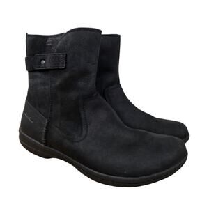Merrell Encore Kassie Mid Waterproof Boots Women’s Size 9 Black Leather Zip